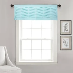 18"x52" Wave Texture Valance - Lush Décor -Lush Décor GUEST df9c0a52 66a7 40ba 9f50 6bb315933c2f