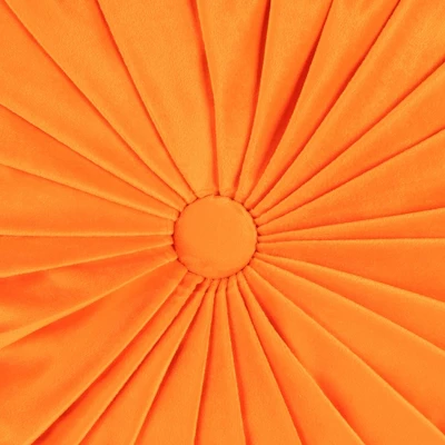 Velvet Round Throw Pillow - Lush Décor 3 Velvet Round Throw Pillow - Lush Décor