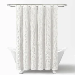 72"x72" Ravello Pintuck Single Shower Curtain - Lush Décor -Lush Décor GUEST e05ef1b2 7b16 40dd 8519 fe02d97b6fc9
