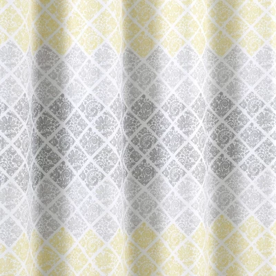 Set Of 2 84"x52" Medallion Ombre Window Curtain Panels - Lush Décor 4 Set Of 2 84"x52" Medallion Ombre Window Curtain Panels - Lush Décor - Image 2