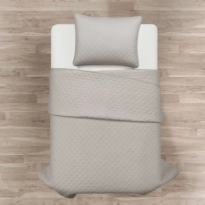 Lush Décor Ava Diamond Oversized Cotton Quilt Set 4 Lush Décor Ava Diamond Oversized Cotton Quilt Set - Image 2