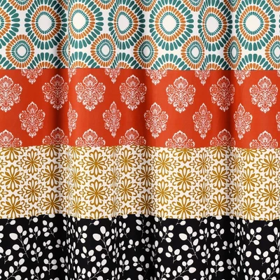 Bohemian Stripe Shower Curtain - Lush Décor 4 Bohemian Stripe Shower Curtain - Lush Décor - Image 2