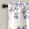 18"x52" Tanisha Light Filtering Window Valance - Lush Décor
