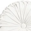 18" Velvet Round Throw Pillow White - Lush Décor 1 18" Velvet Round Throw Pillow White - Lush Décor -Lush Décor GUEST e9f302b1 cc1f 497a 83b4 8c0f52f39bbb