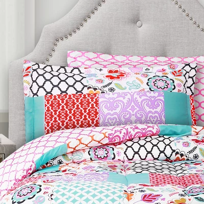 Patchwork Brookdale Comforter Set - Lush Décor 5 Patchwork Brookdale Comforter Set - Lush Décor - Image 3