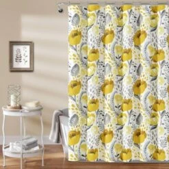 Poppy Garden Shower Curtain - Lush Décor -Lush Décor GUEST ef35108b 48f0 485a bb12 adae4350239c