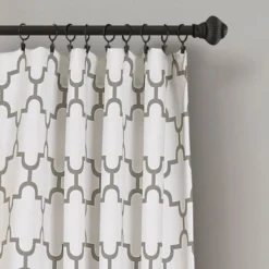 Set Of 2 Bellagio Light Filtering Window Curtain Panels - Lush Décor