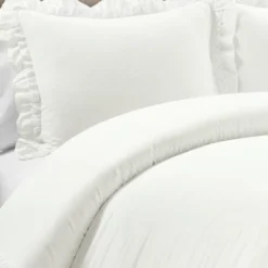 Lush Decor 3pc Ella Ruffle Comforter Bedding Set White 11 Lush Decor 3pc Ella Ruffle Comforter Bedding Set White -Lush Décor GUEST f00c6dec 8cf4 4ed5 8fc6 ab45b25be428