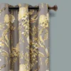 Set Of 2 Farmhouse Bird And Flower Insulated Grommet Blackout Window Curtain Panels - Lush Décor -Lush Décor GUEST f0f3635e 6a06 48b5 832d e7fd97608a6a