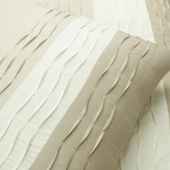 Lush Décor 5pc Mia Pleated Color Block Comforter Bedding Set Light Beige 12 Lush Décor 5pc Mia Pleated Color Block Comforter Bedding Set Light Beige -Lush Décor GUEST f1fd10e2 3c3e 4a6d bdf0 8c66212f72a8