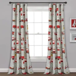 52"x84" Make A Wish Fire Truck Window Curtain Panels Set - Lush Décor 13 52"x84" Make A Wish Fire Truck Window Curtain Panels Set - Lush Décor -Lush Décor GUEST f2dbda34 dfbe 4899 afd7 cc1d5d5debea