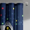 72"x72" Single Kids' Video Games Shower Curtain Navy - Lush Décor -Lush Décor GUEST f30d04ba ae35 4f98 ae09 8d9f821a22b5