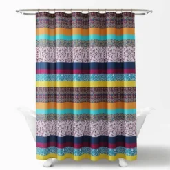 Boho Striped Shower Curtain - Lush Décor -Lush Décor GUEST f5dadb1c 291b 4d32 8076 dbe6a416dd41