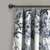 2pk 52"x95" Light Filtering Botanical Garden Curtain Panels Navy - Lush Décor -Lush Décor GUEST f6aa4e2f eedf 40ff 9f1d d438657517f9