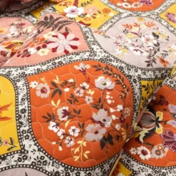Lush Décor 3pc Bohemian Flower Reversible Oversized Cotton Quilt Set Orange/Lilac 12 Lush Décor 3pc Bohemian Flower Reversible Oversized Cotton Quilt Set Orange/Lilac -Lush Décor GUEST f6b25013 c9ae 4bfd 9e7c e2d5b04254b0