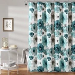 Leah Shower Curtain - Lush Décor -Lush Décor GUEST f6d758ed 5dcb 4f01 abb8 faa99b57c525
