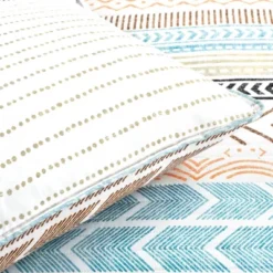 Lush Décor 3pc Hygge Geo Reversible Cotton Quilt & Sham Set 12 Lush Décor 3pc Hygge Geo Reversible Cotton Quilt & Sham Set -Lush Décor GUEST f863a364 c97a 4568 8dee b60682881579