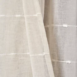 Set Of 2 Farmhouse Texture Grommet Sheer Window Curtain Panels - Lush Décor 12 Set Of 2 Farmhouse Texture Grommet Sheer Window Curtain Panels - Lush Décor -Lush Décor GUEST f891b68d c725 4329 80e4 29373d37c2a6