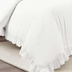 Lush Decor 3pc King Reyna 100% Cotton Duvet Cover Set White -Lush Décor GUEST fb20a959 b8c6 4025 9e30 206cc0a49cc3