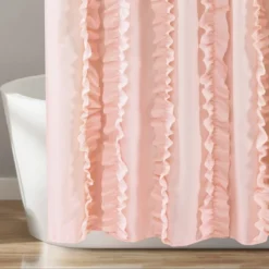 Belle Shower Curtain Blush - Lush Décor -Lush Décor GUEST fb9f280d 27e1 4b5e 908c 58dc8df23079
