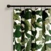 2pk 52"x63" Light Filtering Tropical Paradise Curtain Panels Green - Lush Décor -Lush Décor GUEST fba89344 dd1d 4ef5 9da4 e25b88075a9d
