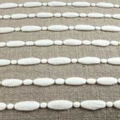 20"x20" Oversize Linear Family-Friendly Cotton Pillow Cover With Tassel - Lush Décor -Lush Décor GUEST fba94c9e c179 4567 8058 3595311cf7b0