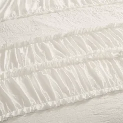 White Nova Ruffle Comforter Set - Lush Décor -Lush Décor GUEST fe4f3bbc 7a07 4085 b51c 7bb59d098ae1