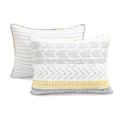Lush Décor 3pc Hygge Geo Reversible Cotton Quilt & Sham Set 14 Lush Décor 3pc Hygge Geo Reversible Cotton Quilt & Sham Set -Lush Décor GUEST feca1528 2f8d 4972 9970 521617a0e314